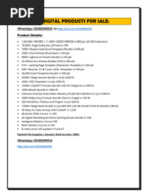 Digital Products PDF