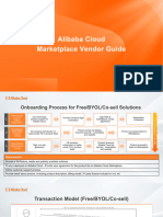 Alibaba Cloud Marketplace Vendor Guide 2022