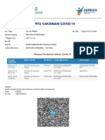 Kartu Vaksinasi Covid-19: Riwayat Pemberian Vaksin Covid-19