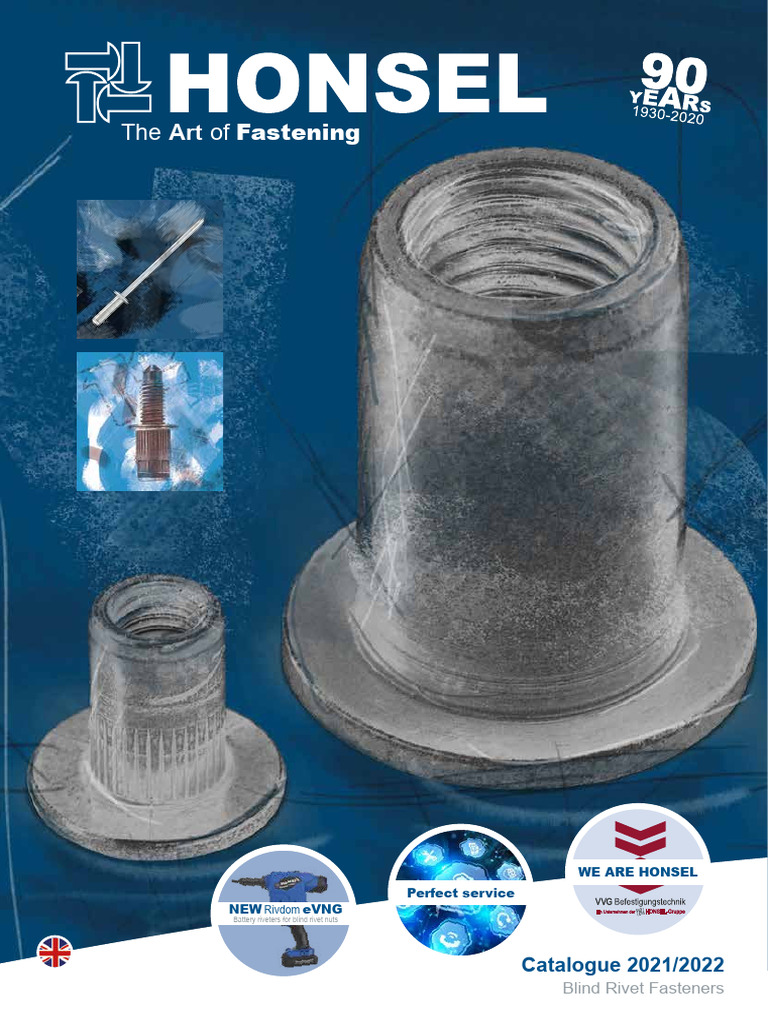 Catalogue English Blind Rivet Fasteners | PDF | Rivet | Screw