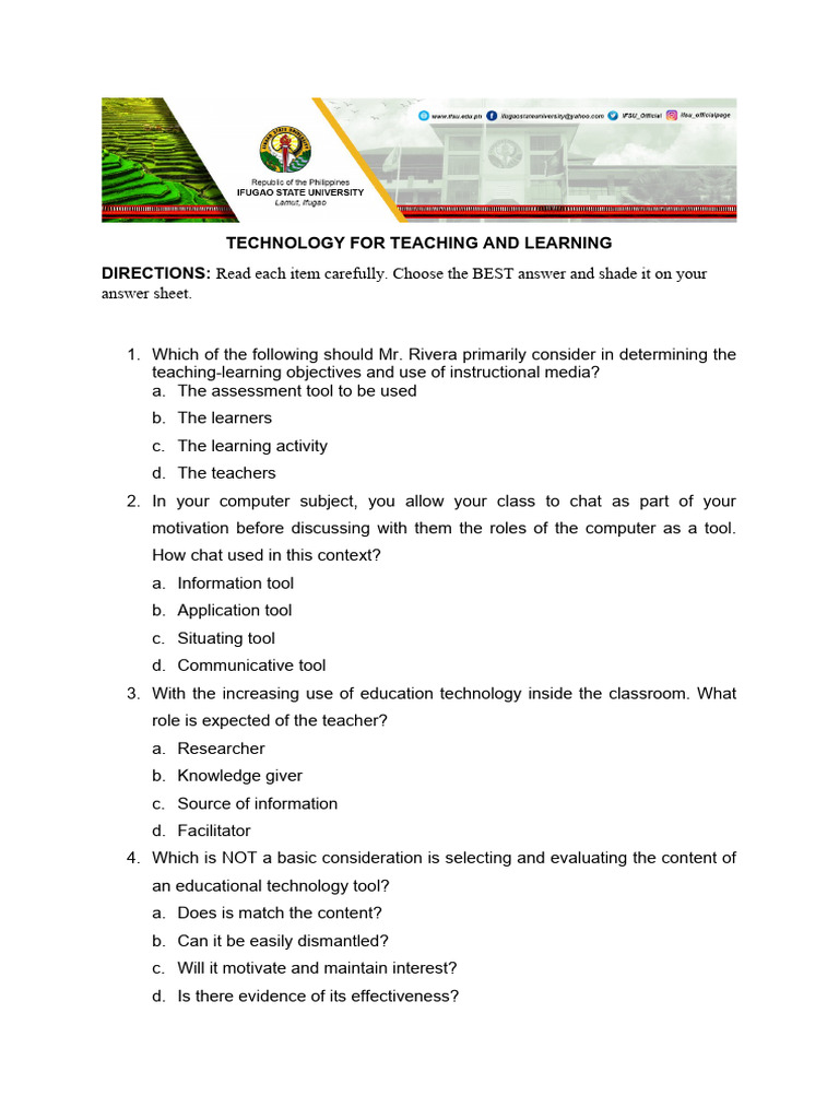 Teaching-Learning Objectives in Media Use | PDF | Educational ...