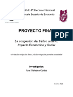 Proyecto Final Congestion Del Trafico Urbano