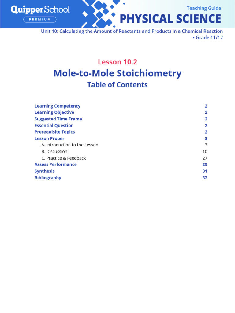 Understanding Mole Ratios in Stoichiometry | PDF | Stoichiometry | Mole ...