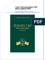 Business Law Text and Cases 13Th Edition PDF Full Chapter