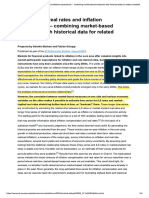 Backcasting Real Rates and Inflation Ex..