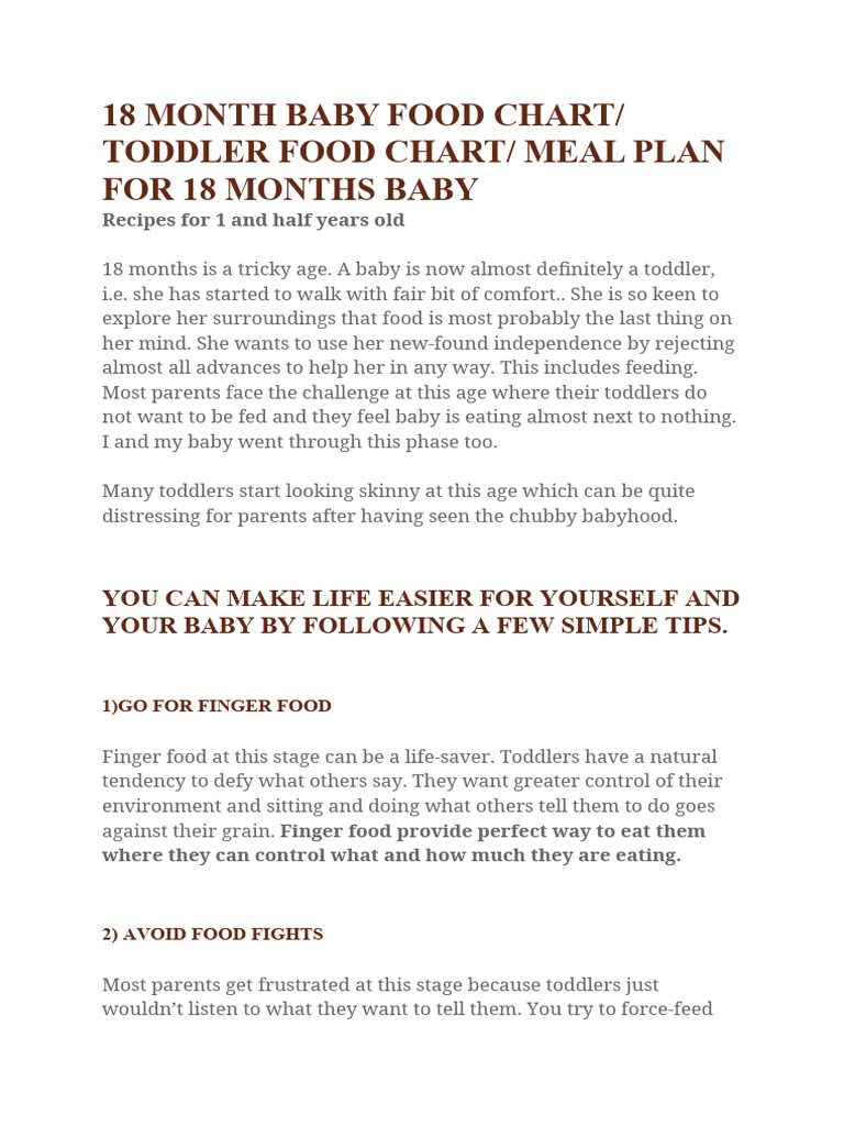 Toddler Pancake Recipe