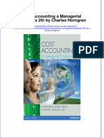Cost Accounting A Managerial Emphasis 2Th by Charles Horngren Full Chapter