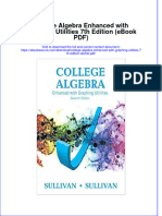 College Algebra Enhanced With Graphing Utilities 7Th Edition PDF Full Chapter
