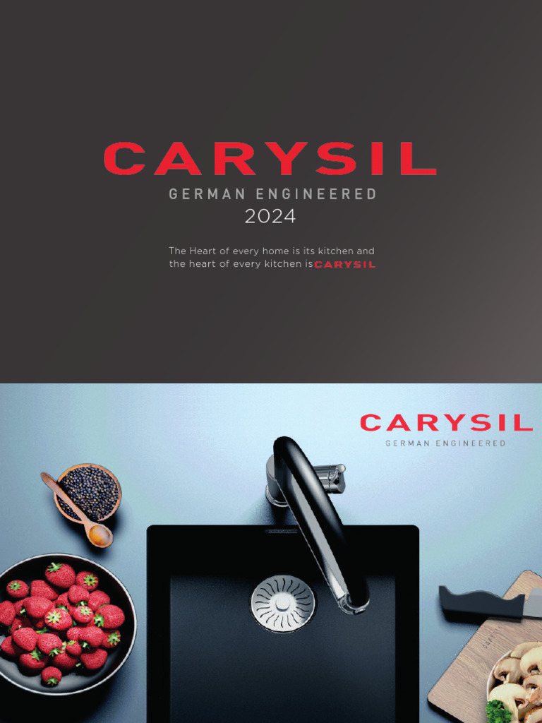 Carysil Catalogue Final PDF Oven Kitchen Stove