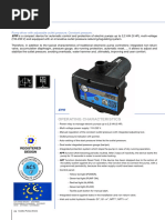 Operating Characteristics: Pump Driver With Adjustable Outlet Pressure. Constant Pressure