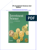 Investment Science 2Nd Edition Full Chapter