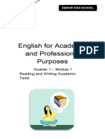 EAPP12 Q1 Mod1 Reading and Writing Academic Texts Ver3