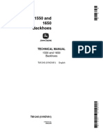 TM1245 John Deere 1550, 1650 Backhoes Technical Manual