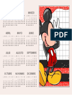 Calendario Mickey 2023