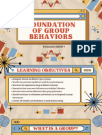 Chapter 9 Foundation of Group Behaviors