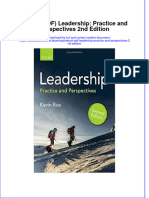 Leadership Practice and Perspectives 2Nd Edition Full Chapter