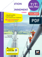 Corrige PSE 1re-Tle Bac Pro Les Nouveaux Cahiers - Ed 2023