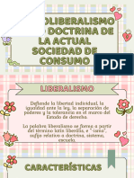 El Neoliberalismo Como Doctrina de La Actual Sociedad de Consumo