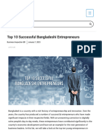 Top 10 Successful Bangladeshi Entrepreneurs - Business Inspection BD
