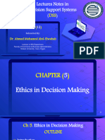 Lecture 12. Ethics in Decision Making