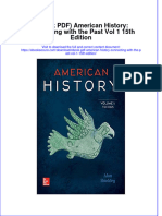 American History Connecting With The Past Vol 1 15Th Edition Full Chapter