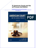 American Courts and The Judicial Process 2Nd Edition 2 Full Chapter