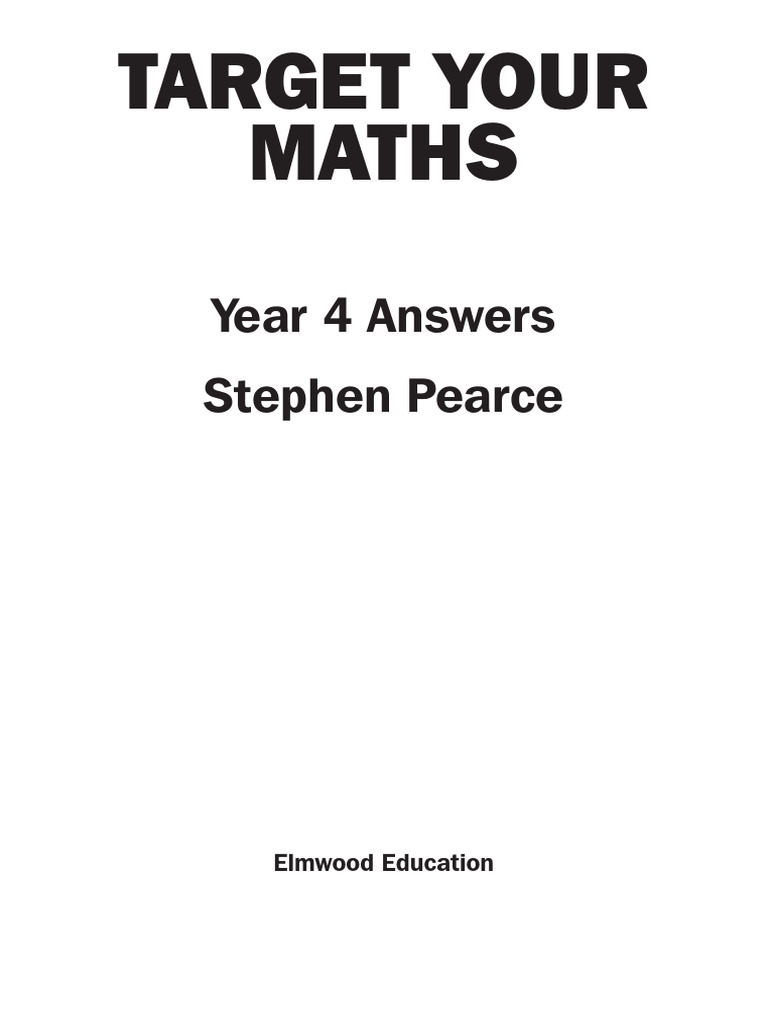 Target your maths year 4 answers pdf multiplication shape