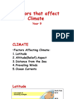 Factors That Affect Climate New