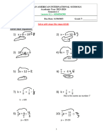 G7 Lessons 3.1 - Homework