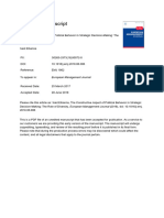 Fardapaper The Constructive Aspect of Political Behavior in Strategic Decision Making The Role of Diversity