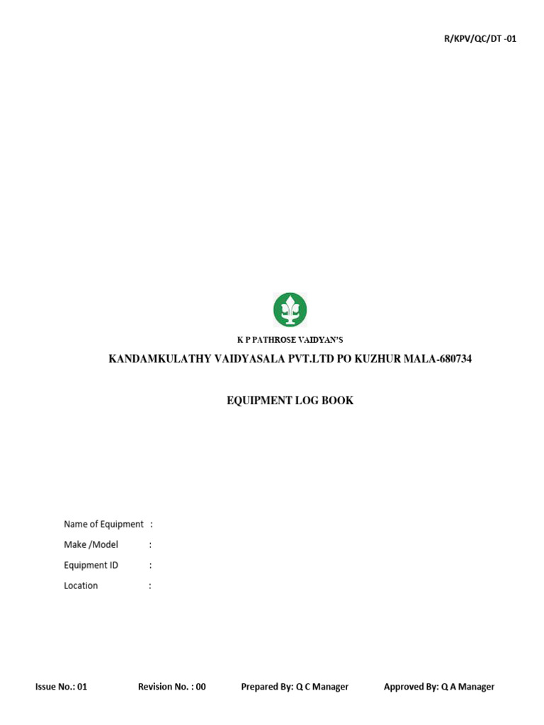 lab log book front page - 2 | PDF