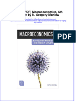 Macroeconomics 5Th Edition by N Gregory Mankiw Full Chapter