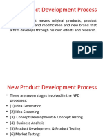 New Product Development Process Additional Slides