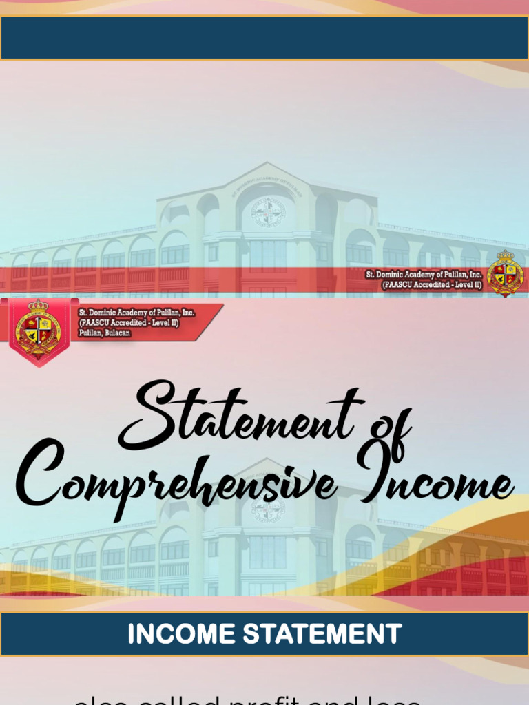 FABM2 Q1 PPT 2 - Statement of Comprehensive Income | PDF | Expense ...