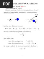 Deep Inelastic Scattering