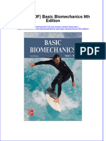 Basic Biomechanics 9Th Edition Full Chapter