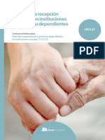 Apoyo en La Recepción y Acogida en Instituciones de Personas Dependientes