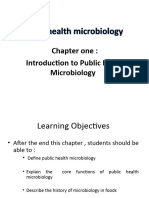 Chapter One Public Health Microbiology Ttablakehhhhhhwadhhshklwfvnywam
