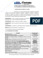 QUARTO ADITIVO AO EDITAL - 124 - 2023 - PEDRA - BRANCA - Revisado