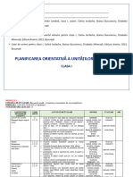 Proiectare Orientativa, Manual CLR Clasa I - Iordache, Bucurenciu, Minecuta