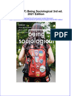 Being Sociological 3Rd Ed 2021 Edition Full Chapter