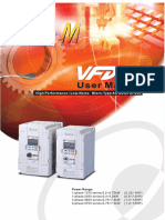 Delta Electronics VFD M Manuel D Utilisation