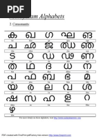 Malayalam Consonants