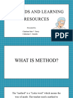 Methods and Learning Resources