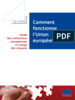 Guide Comment Fonctionne Lunion Europeenne