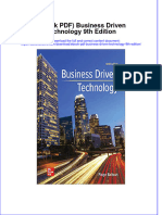 Business Driven Technology 9Th Edition Full Chapter