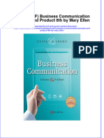 Business Communication Process and Product 8Th by Mary Ellen Full Chapter