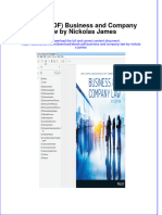 Business and Company Law by Nickolas James Full Chapter