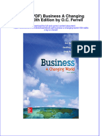 Business A Changing World 10Th Edition by O C Ferrell Full Chapter