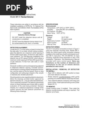 DT11 - Installation Instructions